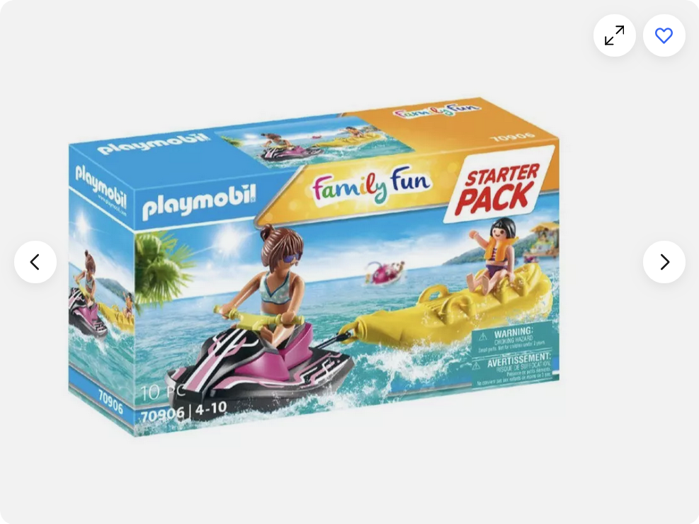 Playmobil 70906 FamilyFun Jet Ski With Banana Boat Starter Set