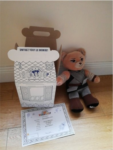 Build A Bear Starwars Rey Bear Boxed With Certificate