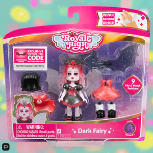 Royale High Deluxe Figure Dark Fairy Fashion Doll