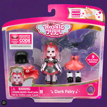 Load image into Gallery viewer, Royale High Deluxe Figure Dark Fairy Fashion Doll