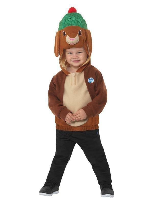 Peter Rabbit Benjamin Bunny Deluxe Boys Costume  Brown Size 4 To 6 Years