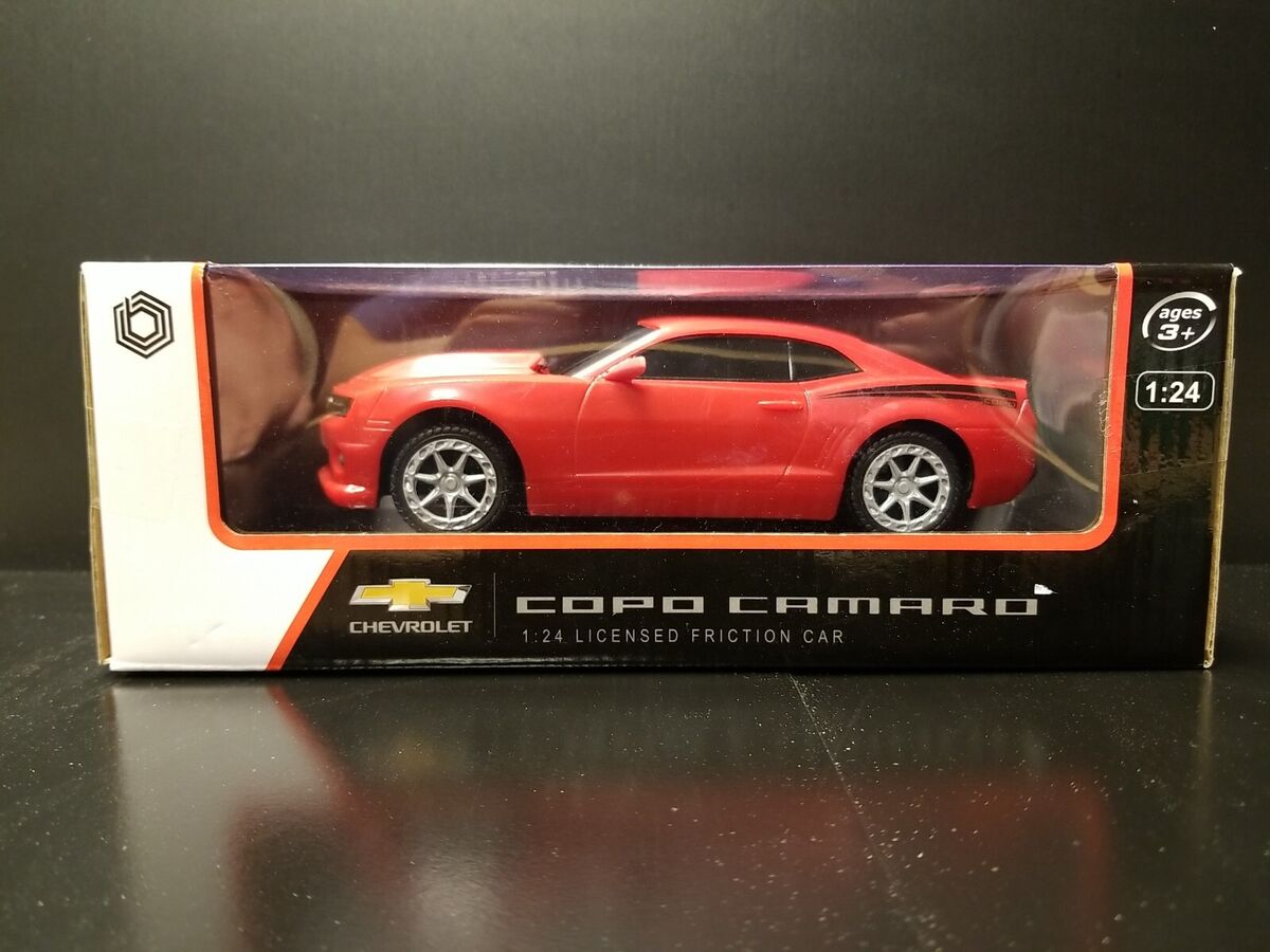 Chevy Copo Camaro Red 1:24 Scale Friction Car Braha Friction Chevrolet