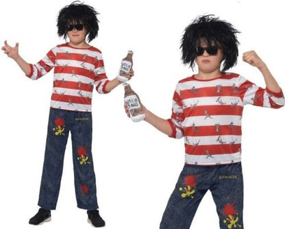 David Walliams Deluxe Ratburger Kids Boy Costume Size 4 To 6 Years