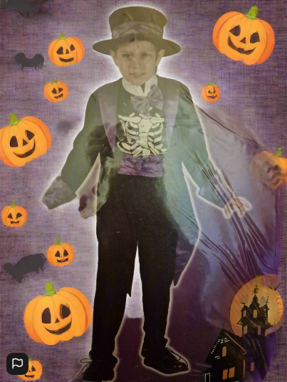 Costume For Children Spooktacular Skeleton Boy 4 To 6 Years