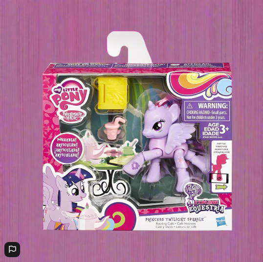 My Little Pony Princess Twilight Sparkle Reading Cafe Poseable Friendship Magic