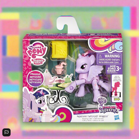 My Little Pony Princess Twilight Sparkle Reading Cafe Poseable Friendship Magic