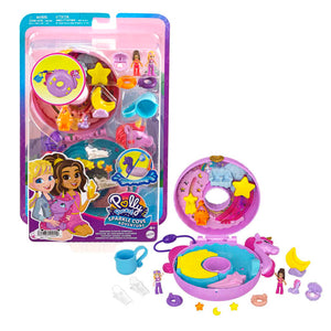 Polly Pocket Sparkle Cove Adventure Unicorn Floatie Compact Playset