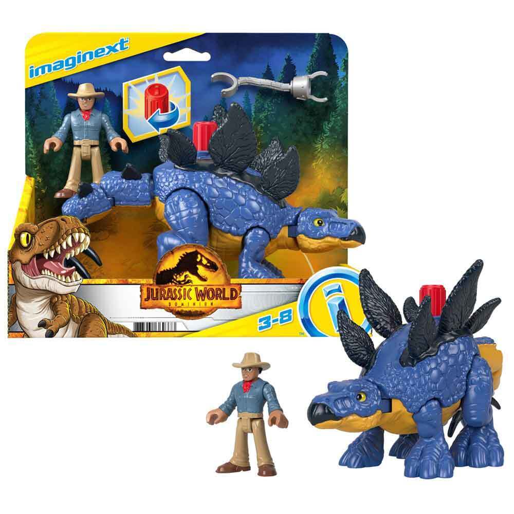 Imaginext Jurassic World Dominion Stegosaurus Dinosaur Figure