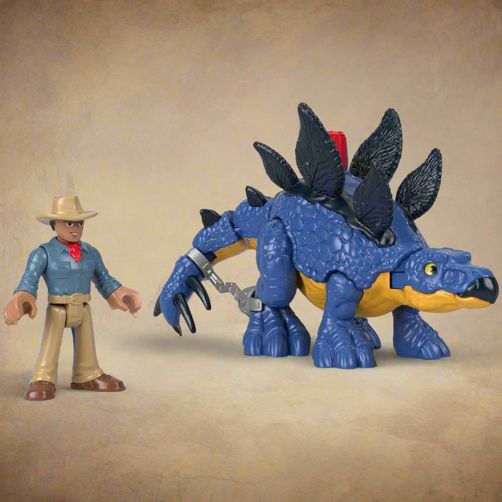 Imaginext Jurassic World Dominion Stegosaurus Dinosaur Figure