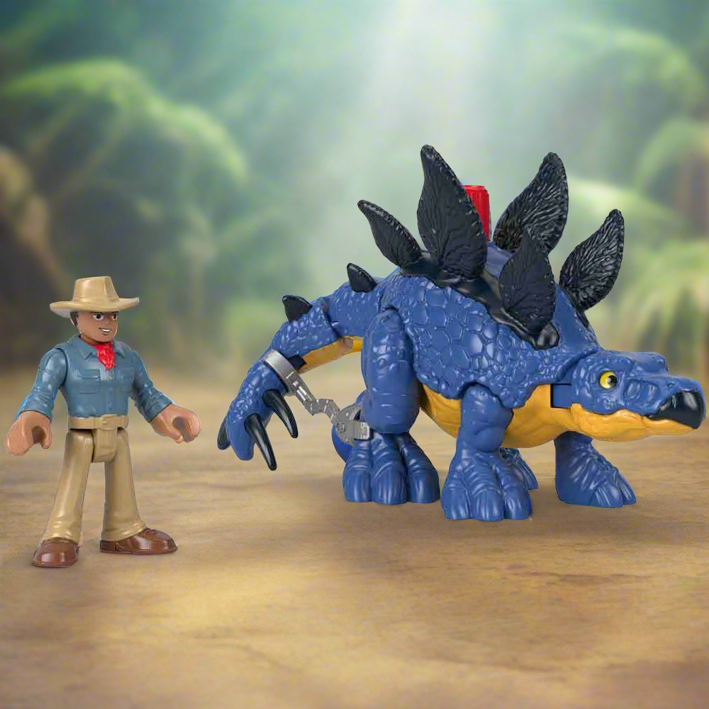 Imaginext Jurassic World Dominion Stegosaurus Dinosaur Figure