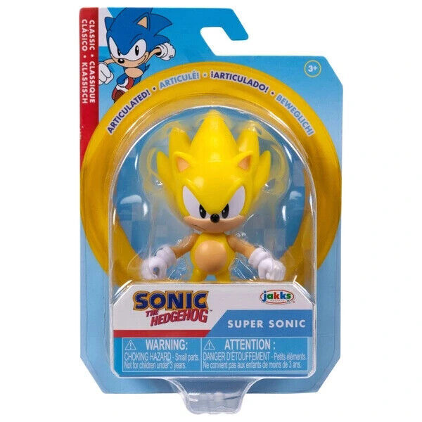 Sonic THE HEDGEHOG  Classic  Super SONIC  2.5" Figure