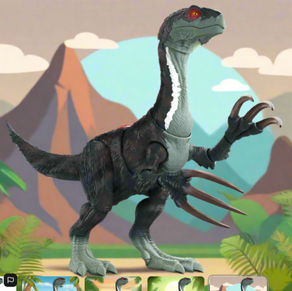 NEW Jurassic World Dominion Sound Slashin’ Therizinosaurus Action Figure - Mattel GWD65