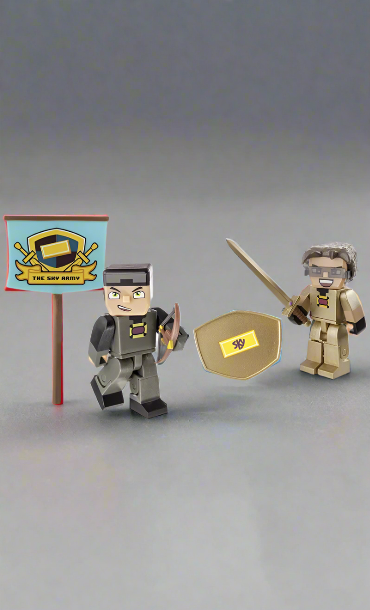 Tube Heroes - Sky Hero - Pack Mini Collectible Action Figure and Accessory