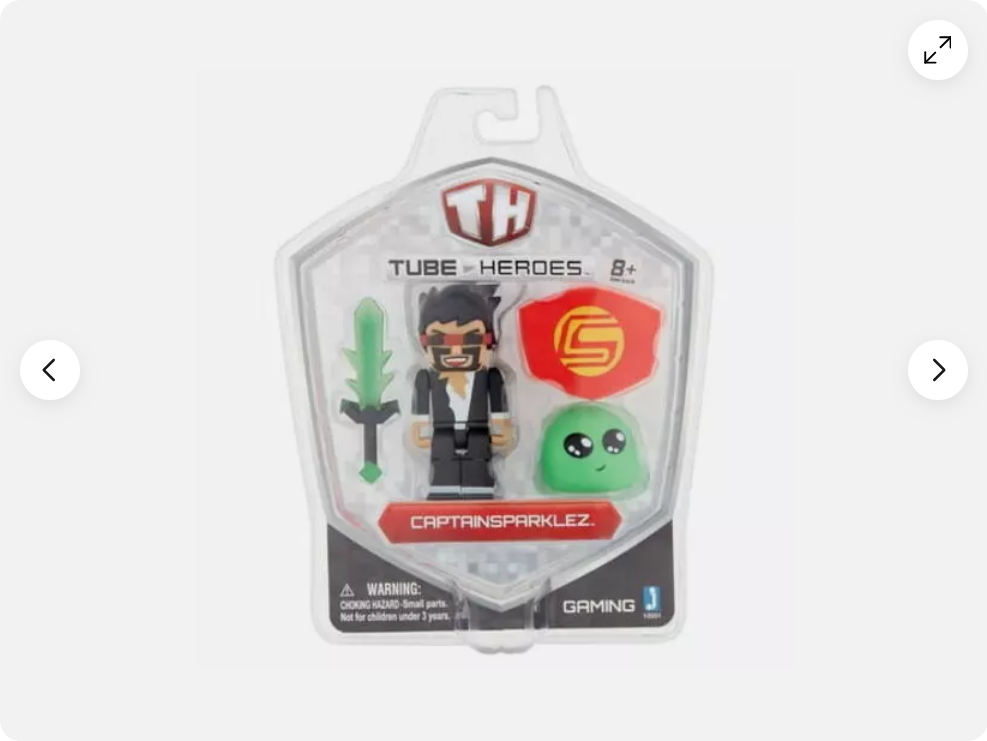 Tube Heroes Gaming CaptainSparklez Action Figure