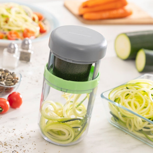 InnovaGoods Vegetable Spiral Cutter and Grater with Recipes