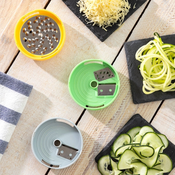 InnovaGoods Vegetable Spiral Cutter and Grater with Recipes