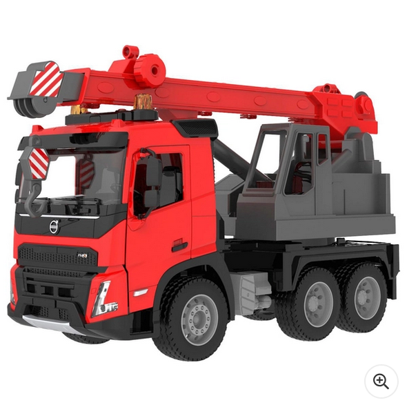 1:20 Volvo Lights and Sounds Manual Crane Truck