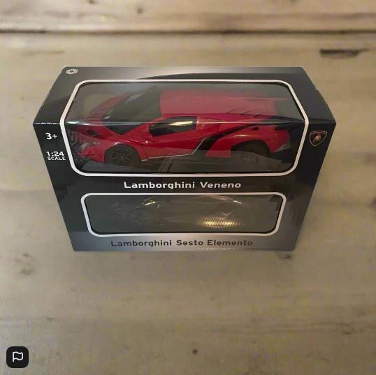 Lamborghini Veneno and Sesto Elemento 1:24 Scale Braha Toy Car 2 Pack