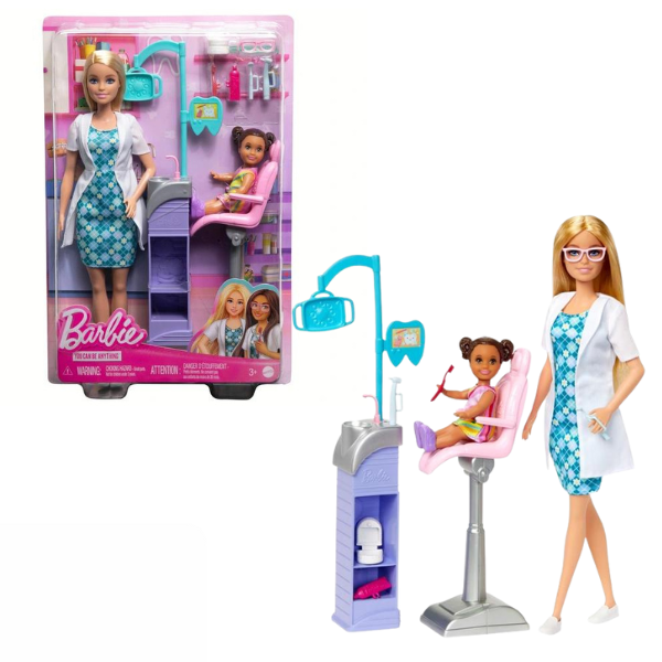 Barbie Collectable Fashion Dentist Doll Playset with Accessories