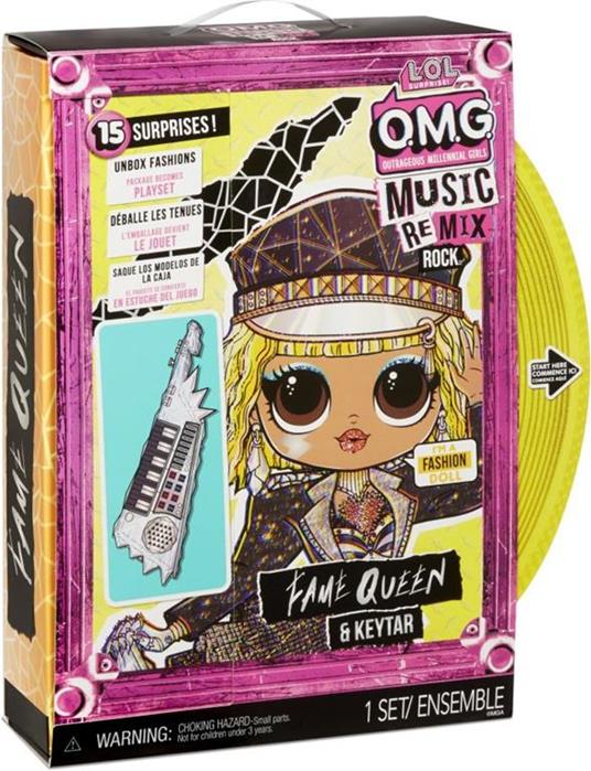 L.O.L. Surprise OMG Pop Remix Rock- Fame Queen and Keytar