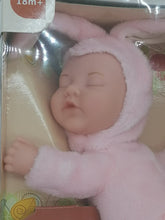 Load image into Gallery viewer, Anne Geddes 9 inch Baby Pink Bunny Doll - Bean Filled Soft Body Collection