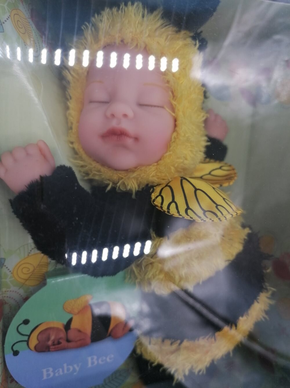 Anne Geddes 9 inch Baby Bee Doll - Bean Filled Soft Body Collection