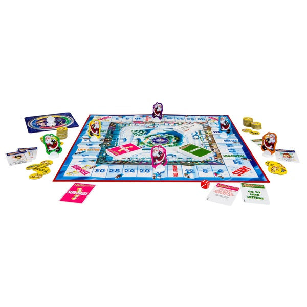 Santa's Rooftop Scramble Board Game