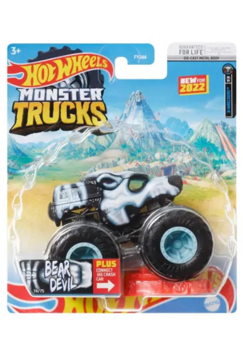 Caminhão Hot Wheels Monster Trucks Bear Devil - Mattel - A sua Loja de  Brinquedos, 10% Off no Boleto ou PIX