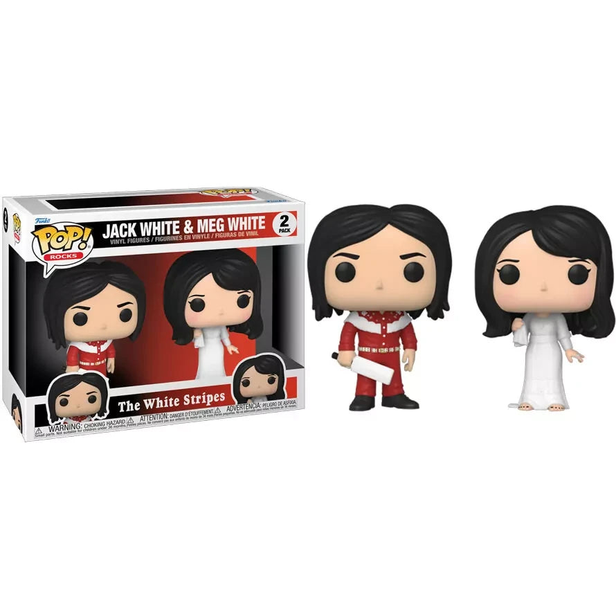 Funko Pop! Rocks The White Stripes Jack White And Meg White 2 Pack