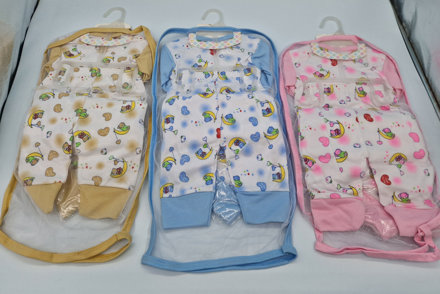 10 Piece Baby Sets Pink Blue Neutral