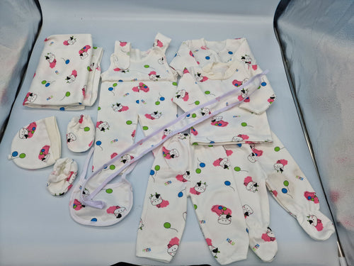 Soft And Fleecy 10 Piece Baby Gift Set Pink