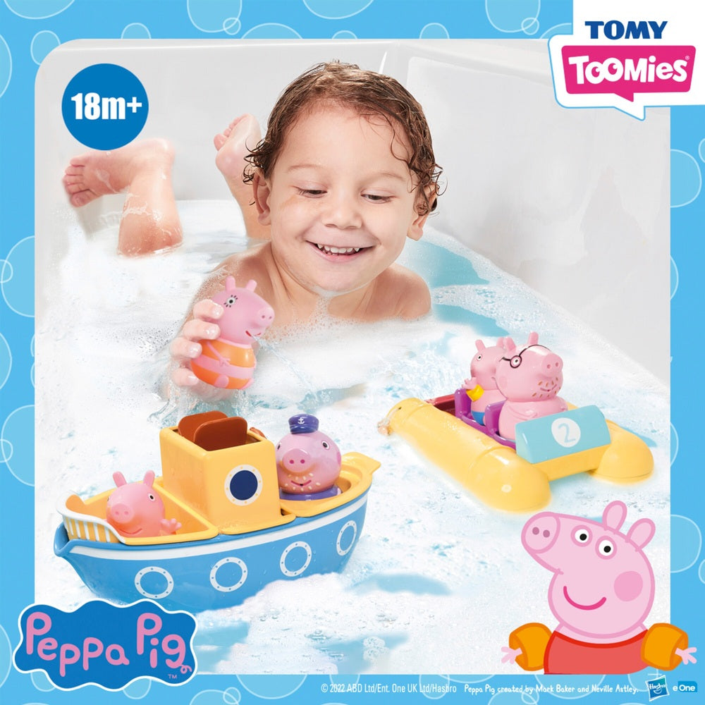 Peppa Pig Boat TOMY Toomies Adventure Set