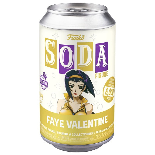 Funko POP! Vinyl Soda: Cowboy Bebop Faye Valentine with Possible Chase Figure