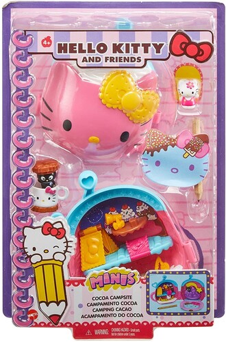 NEW Hello Kitty & Friends Minis Cocoa Campsite Playset - Sanrio Mattel