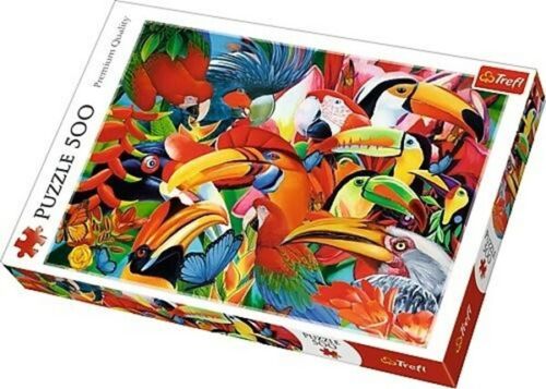 Trefl Colourful Birds 500 Pieces Puzzle Premium Quality