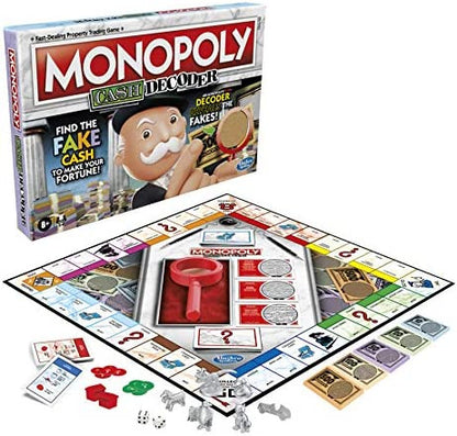 Monopoly Cash Decoder Family Board Game