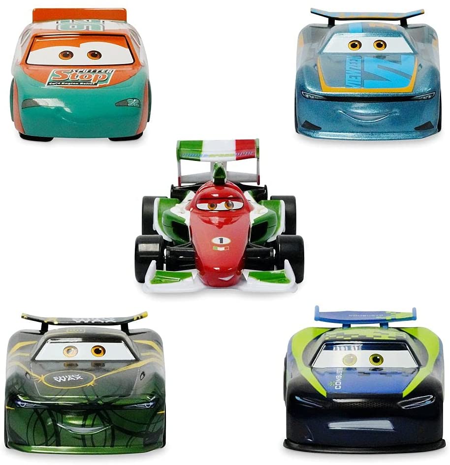 Disney Pixar Cars Pullback Die-Cast Set 5 Cars