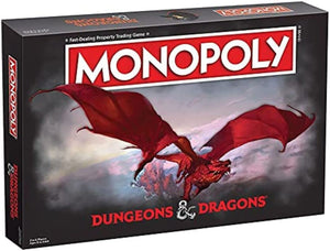 Monopoly Dungeons and Dragons  Board Game