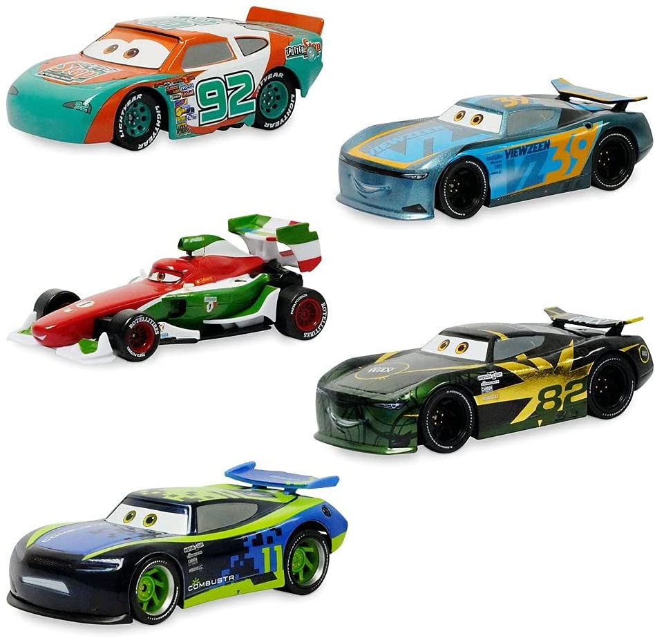 Disney Pixar Cars Pullback Die-Cast Set 5 Cars