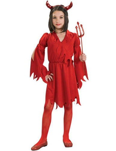 Costume For Children Devil Girl 5 To 7 Years