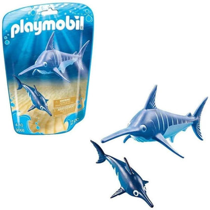 Playmobil Swordfish With Baby 9068 Action Figures