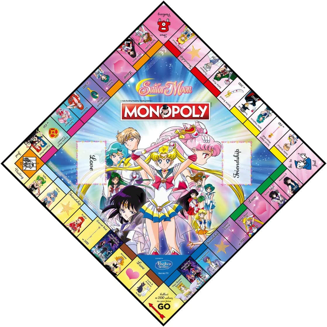 Monopoly Sailor Moon  Board Game