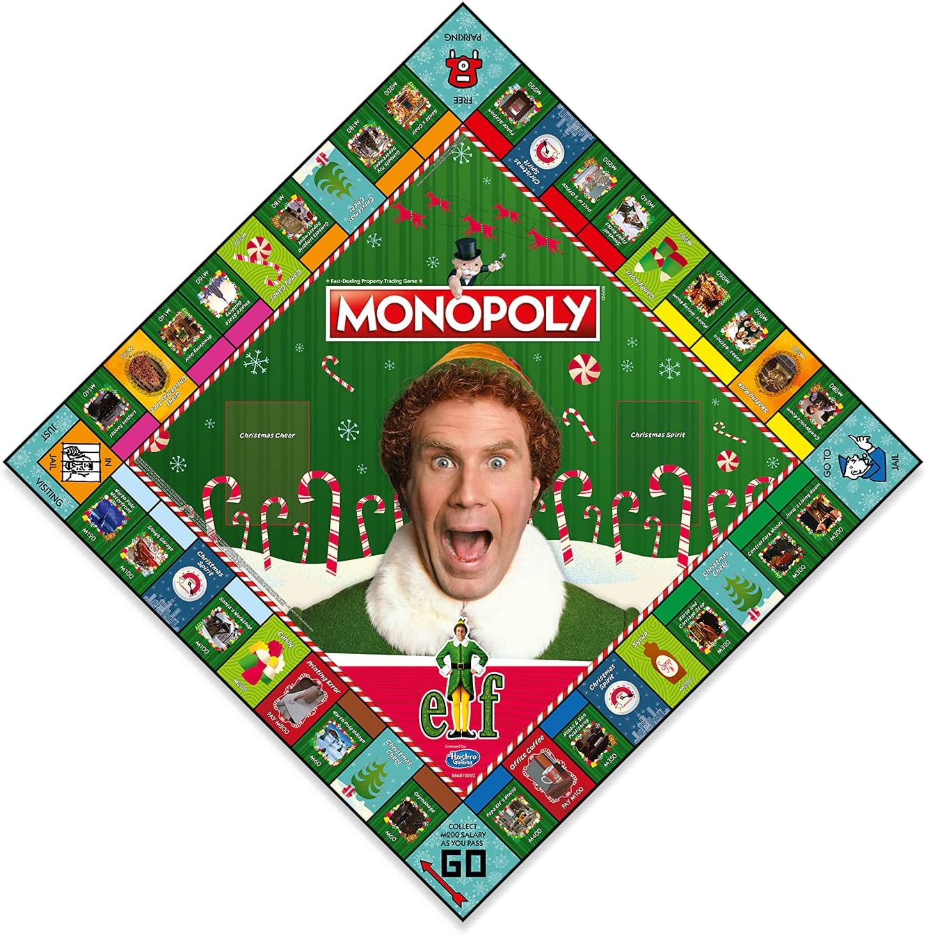 Elf Monopoly Board Game