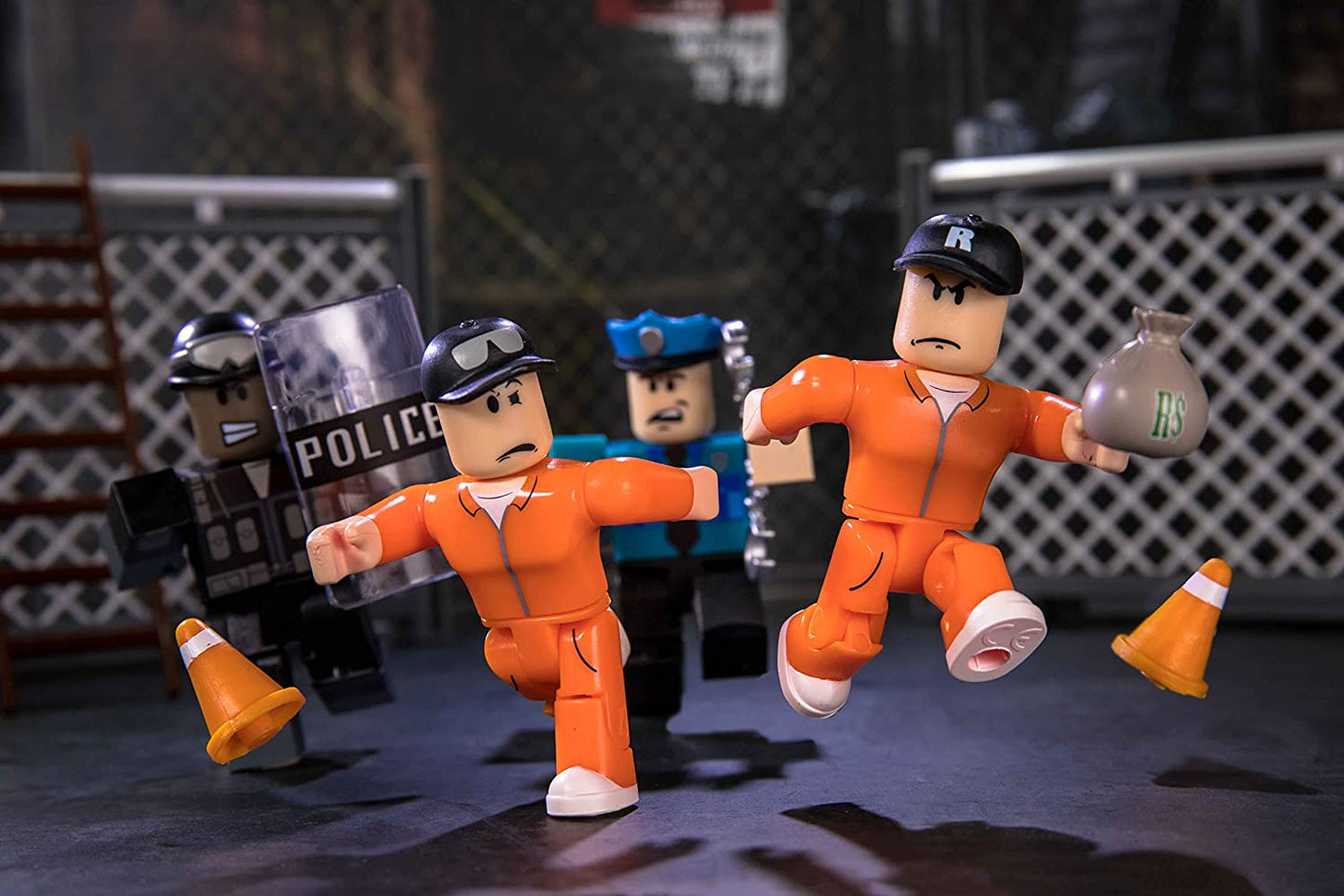 Roblox Jailbreak Great Escape Exclusive virtual Item 24 Piece Playset