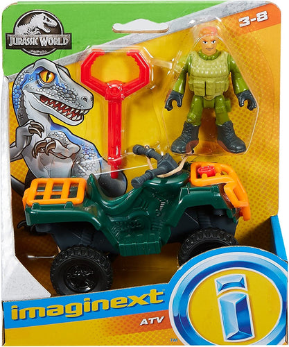Imaginext Jurassic World, ATV & Technician Action Figure