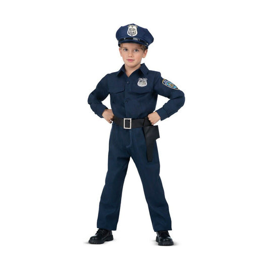 Costume for Children My Other Me Police Officer Blue (4 Pieces) Girl