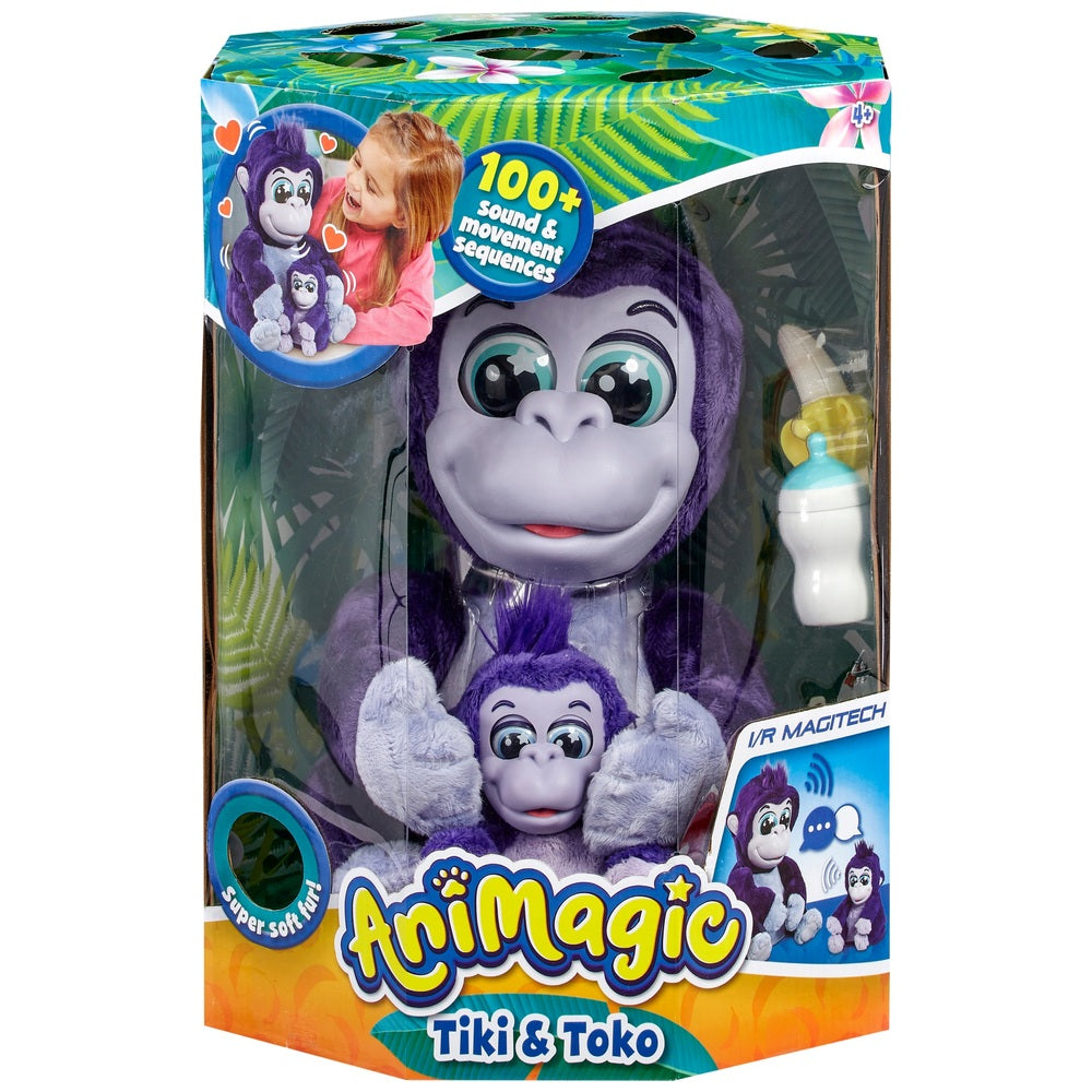 Animagic Tiki & Toko Interactive Gorillas Plush