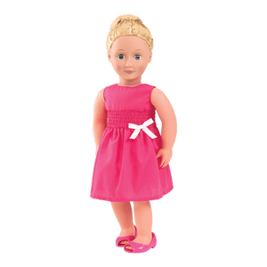Our Generation Lily Anna Deluxe Doll With Book