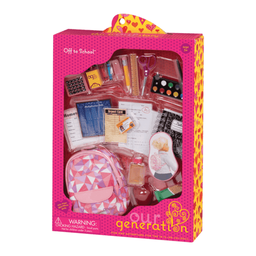 Our Generation  Off To School  Accessory Set