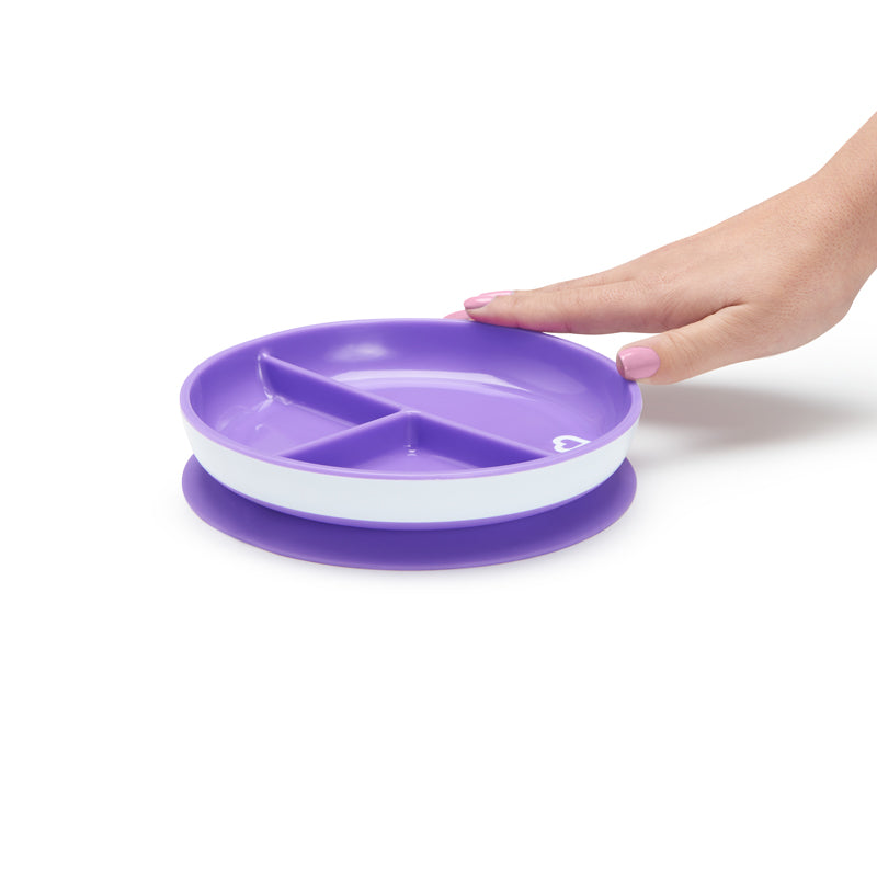 Munchkin Stay Put Suction Plate Purple